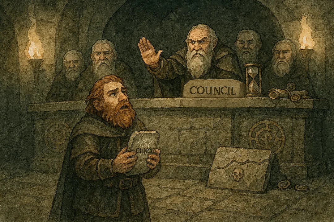 Dwarven Council Scene