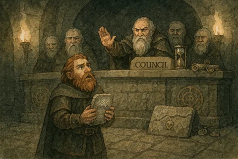 Dwarven Council Scene